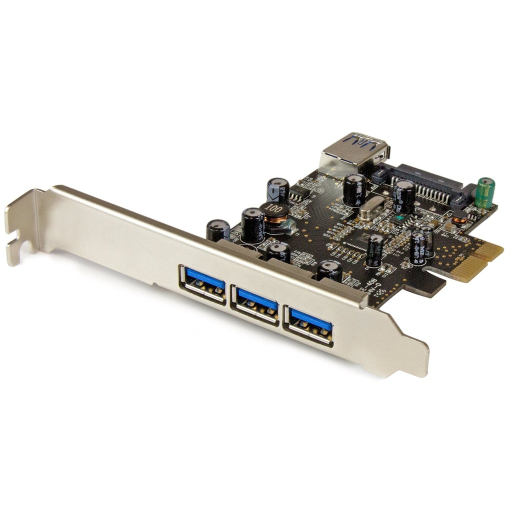 [33124] PCI-E 3 ports USB 3.0 + 1 int. USB 3.0 - PEXUSB3S4#
