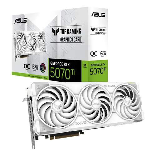 [00602784] TUF Gaming GeForce RTX 5070 Ti 16GB GDDR7 White OC