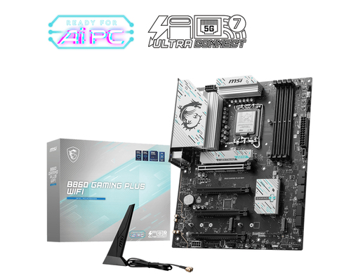 [00401891] B860 GAMING PLUS WIFI - B860/LGA1851/DDR5/ATX
