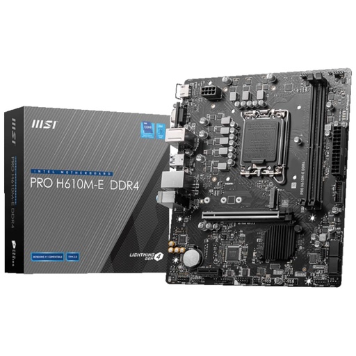[00402119] PRO H610M-E - H610/LGA1700/DDR5/mATX