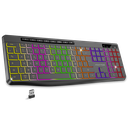 R-TYPE Noir Sans fil/RGB/Batterie/IPX4/Win et Mac