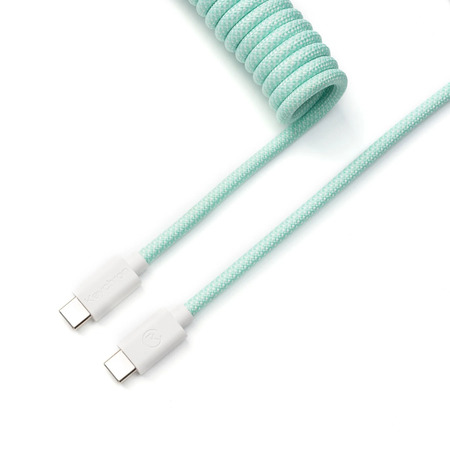 [03003366] Cable Coiled Aviator - USB C - Menthe#