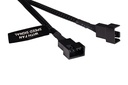 Splitter PWM 2x 4 Pin - 15 cm Noir