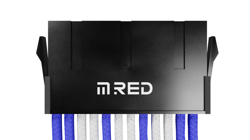 [10500016] Kit ext. 7 Câbles tressés Ultimate - Blanc Bleu