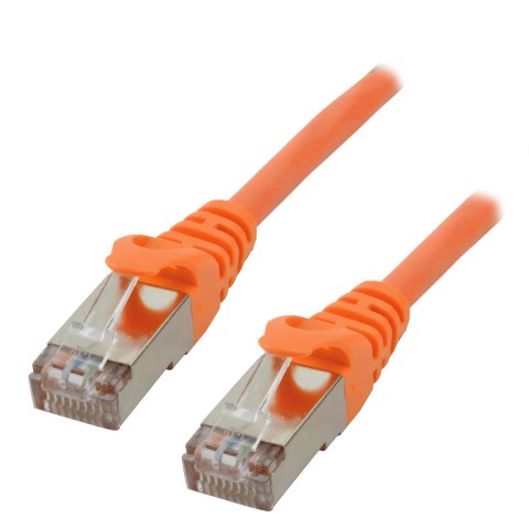 [02600335] Câble RJ45 CAT 6 F/UTP - 1m - Orange#