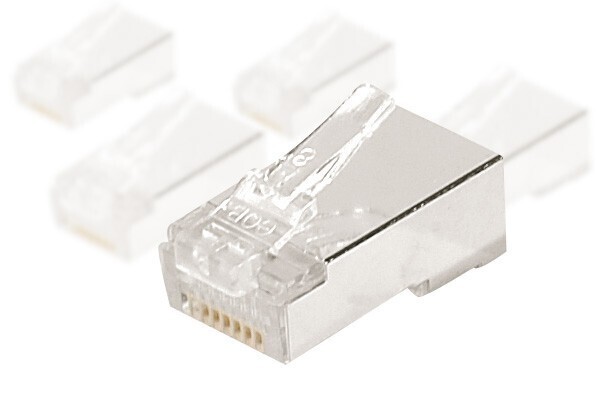[02603083] Connecteur à sertir 8P8C RJ45 CAT5e STP (x10)#