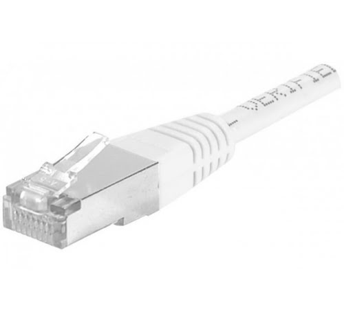 [02603604] DEXLAN Cordon RJ45 catégorie 6A F/UTP blanc - 10 m#