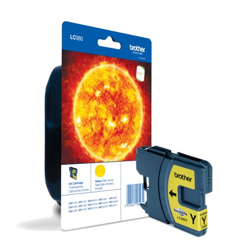 [02101995] Cartouche d'encre LC980YBP - Jaune