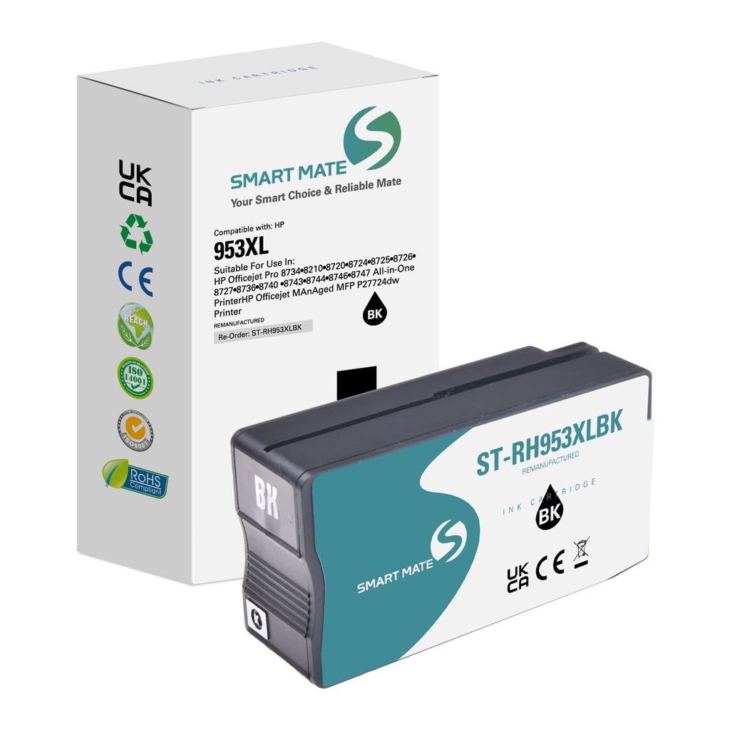 [02105335] Cartouche 953XL haute capacité Noire