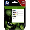 Pack Cartouches Noire et Couleurs HP 364 - N9J73AE