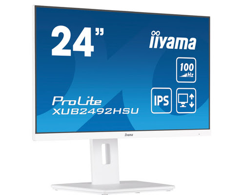[06203270] XUB2492HSU-W6 24" FHD/100Hz/IPS/PIVOT/FS/BLANC