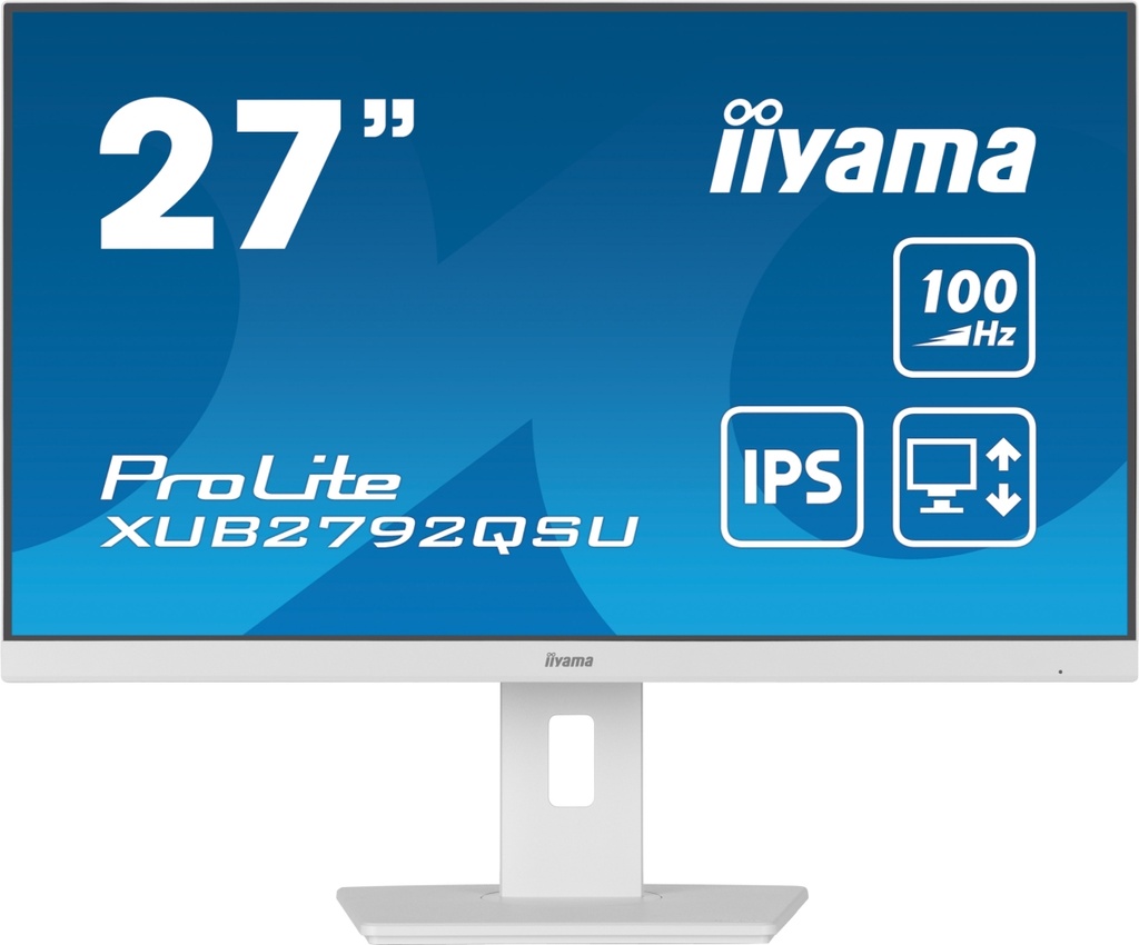 [06203444] XUB2792QSU-W6 27"QHD/100Hz/IPS/0.4ms/Pivo/FS Blanc