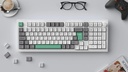 Set de touches - White Mint - Complet/ISO-FR/PBT