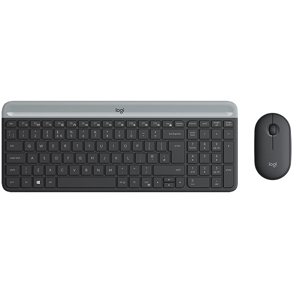 [07200027] MK470 Graphite - Slim Wireless Combo
