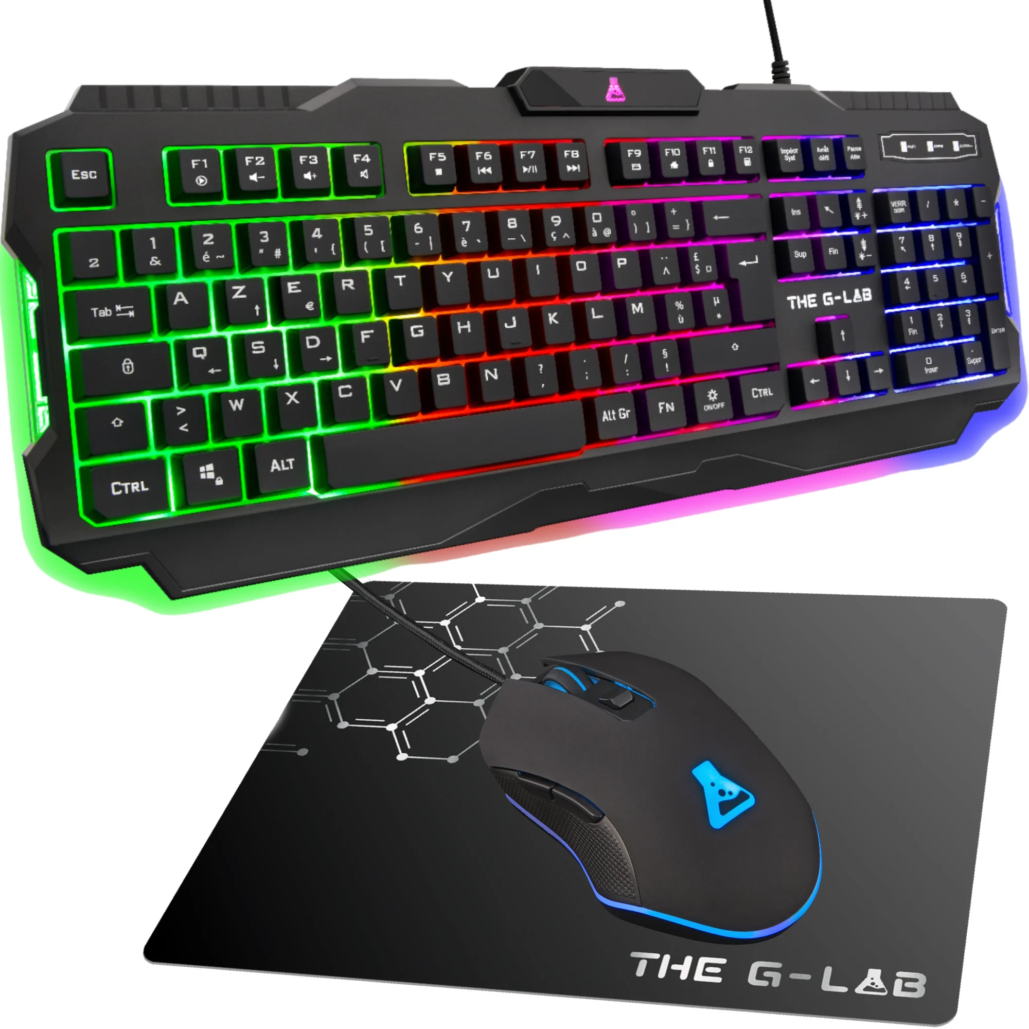 Combo Helium - Clavier/Souris/Tapis