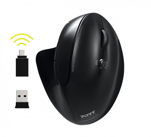 [01300825] Ergonomic Bluetooth rechargeable - Noir