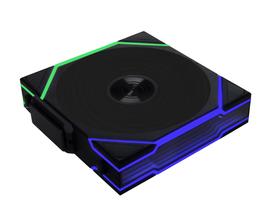 UNI FAN TL Sans fil LCD ARGB PWM RB - 120mm - Noir