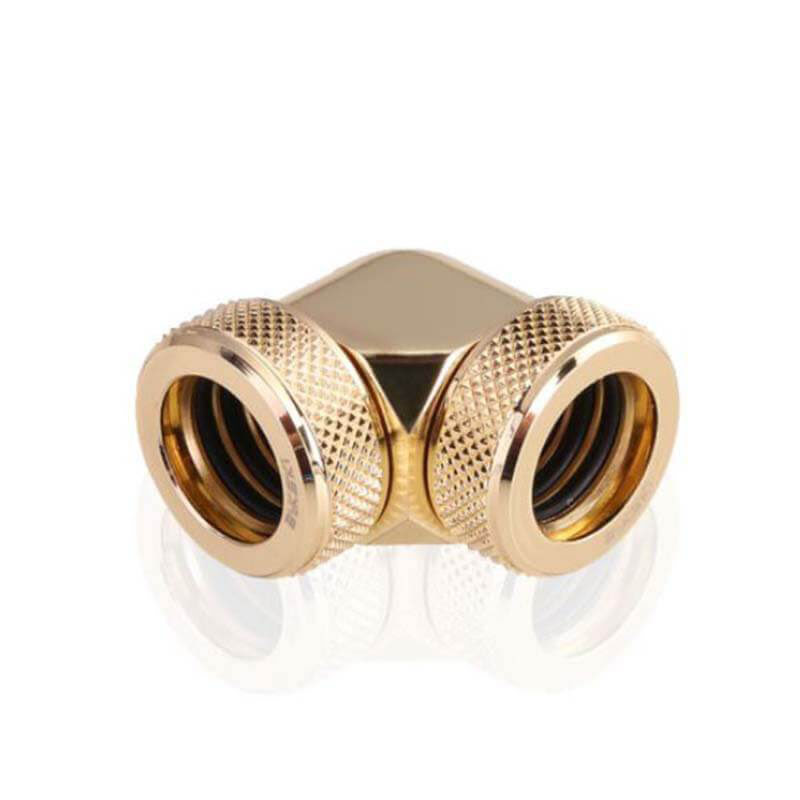 [09300105] Raccord tube rigide 90° or - 14mm