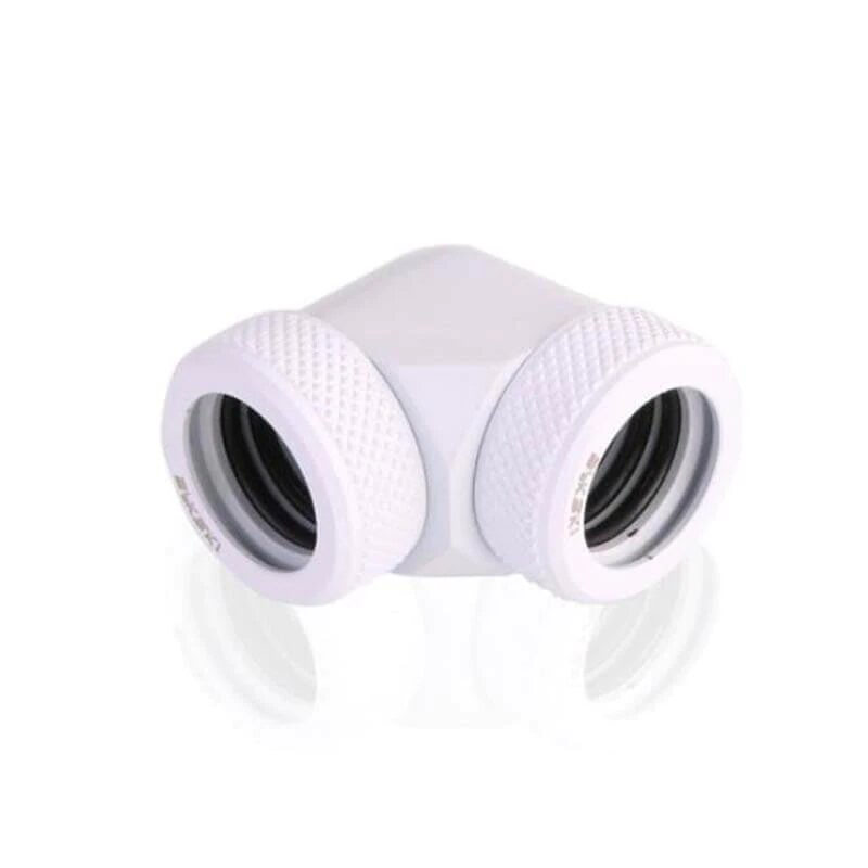 [09300106] Raccord tube rigide 90° blanc - 14mm