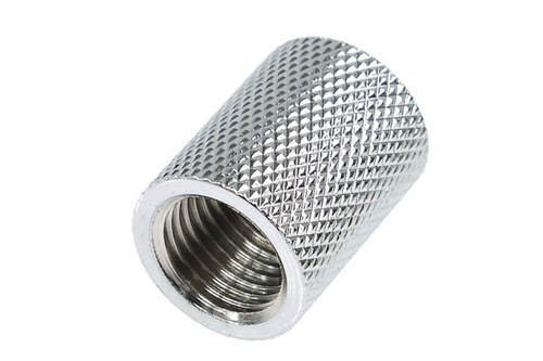 [09602340] Raccord tube rigide droit argent - 14mm