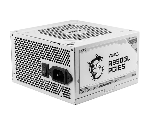 [01201120] ATX 850W - 80+ GOLD FM - MAG A850GL WHITE PCIE5