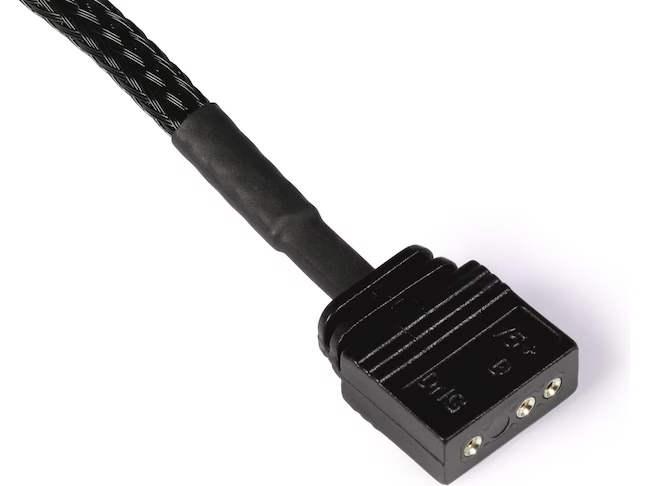 [03003381] Splitter aRGB 3pin 5V vers 2x 3pin 5V - 15cm Noir