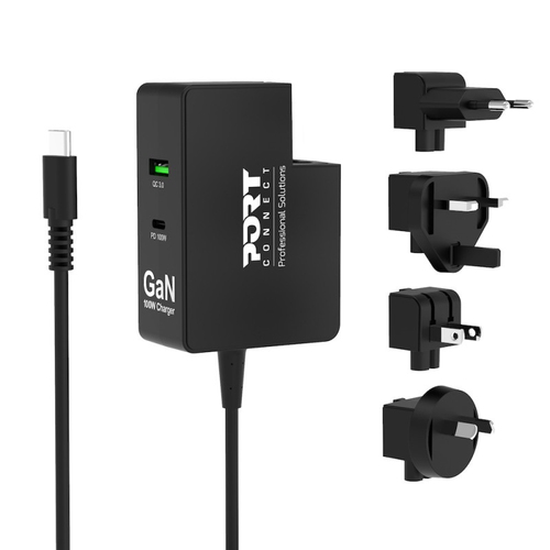 [06501334] Power Supply international GaN 100W USB-C/USB-A
