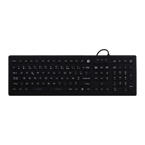 [01402038] Clavier médicale IP68 - Filaire - Noir