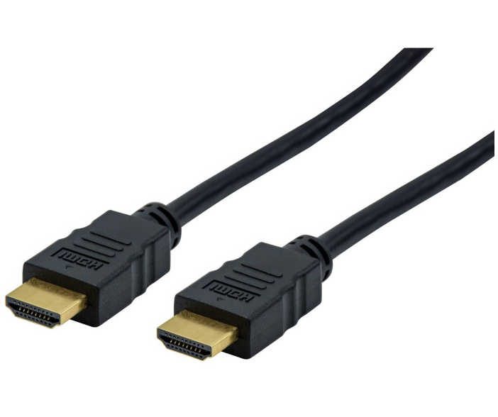 Câble HDMI 1.4 Highspeed+Ethernet mâle/mâle - 1m