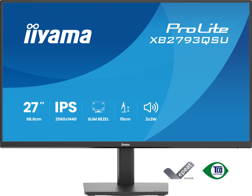 [06205010] XB2793QSU-B1 27" QHD/75Hz/IPS/1ms/Pivot/AdaptiveS