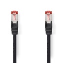 Cable RJ45 male/male - CAT6 S/FTP - Noir - 1m
