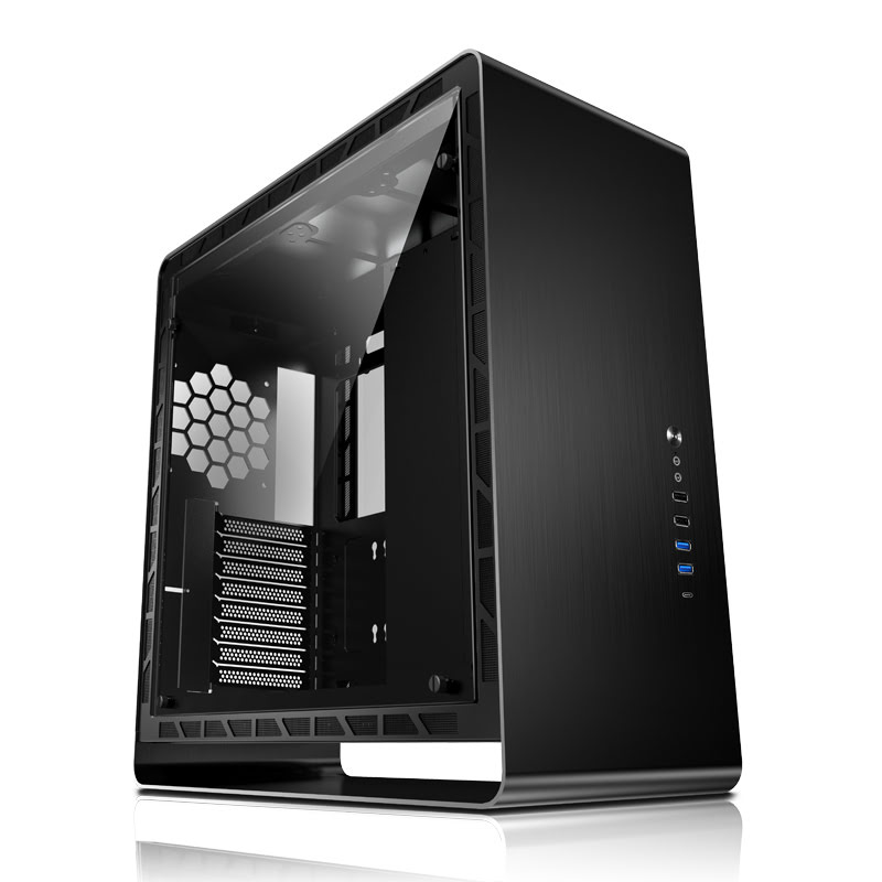 [01500395] UMX6 TG Black - MT/Sans Alim/E-ATX#