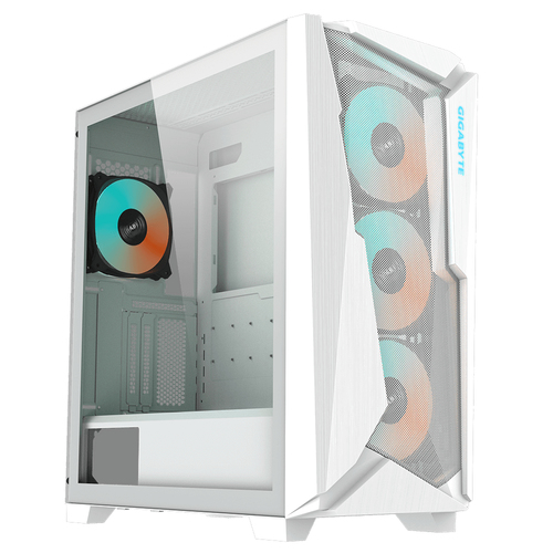 C301 GLASS WHITE V2 - MT/Sans Alim/E-ATX
