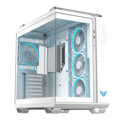 GT502 Horizon TG ARGB Blanc - MT/Sans Alim/ATX