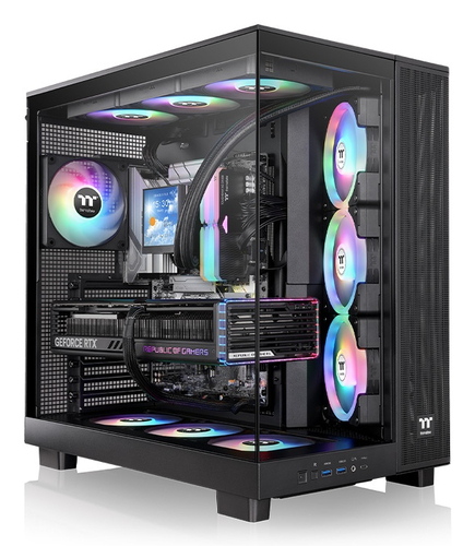 View 380 XL TG ARGB Noir - MT/Sans Alim/ATX