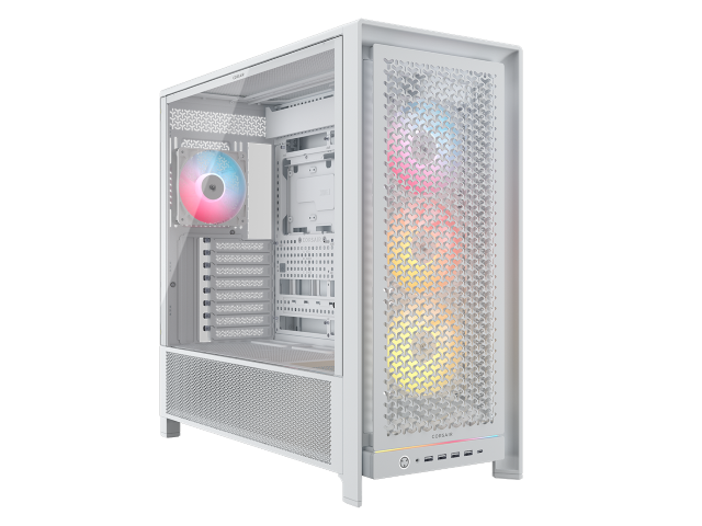 Frame 5000D RS ARGB Blanc - MT/Sans Alim/E-ATX