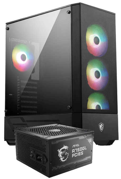 [01502715] MAG FORGE 112R Noir + MAG A750GL PCIE5 Noir