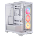 3500X LX-R RGB ICUE LINK Blanc - MT/SansAlim/E-ATX