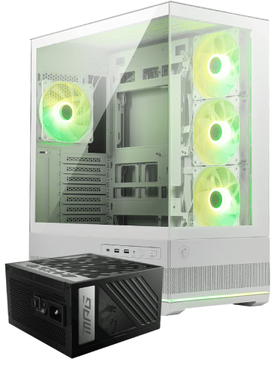 MAG Pano 110R PZ White + MPG A1000GS PCIE5 Noir