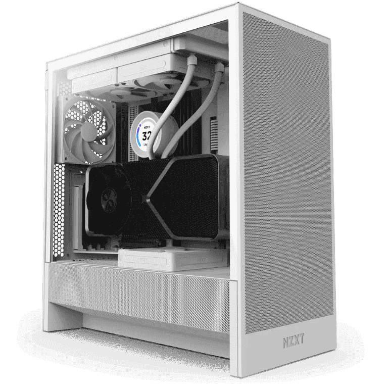 H5 Flow Blanc - MT/Sans Alim/E-ATX