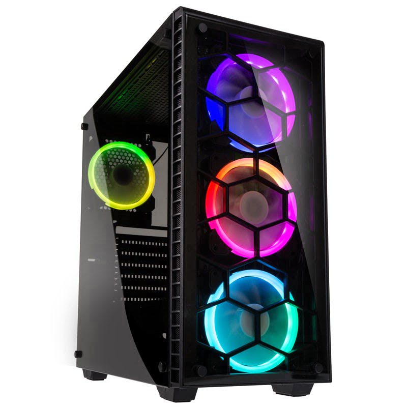 [15042] Observatory RGB Black - MT/E-ATX/Verre trempé#