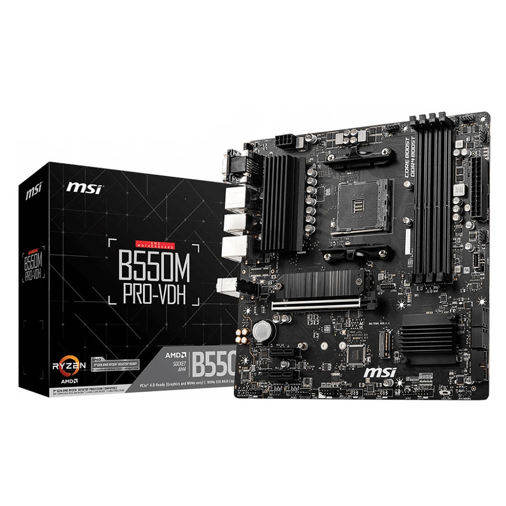 [00400245] B550M PRO-VDH - B550/AM4/mATX