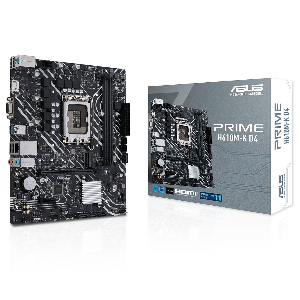 [00400650] PRIME H610M-K D4 - H610/LGA1700/DDR4/mATX