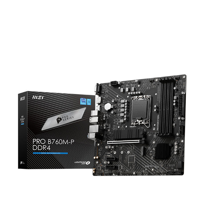 [00401237] PRO B760M-P DDR4 - B760/LGA1700/DDR4/mATX