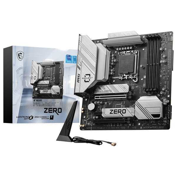 [00401567] B760M PROJECT ZERO - B760/LGA1700/DDR5/mATX