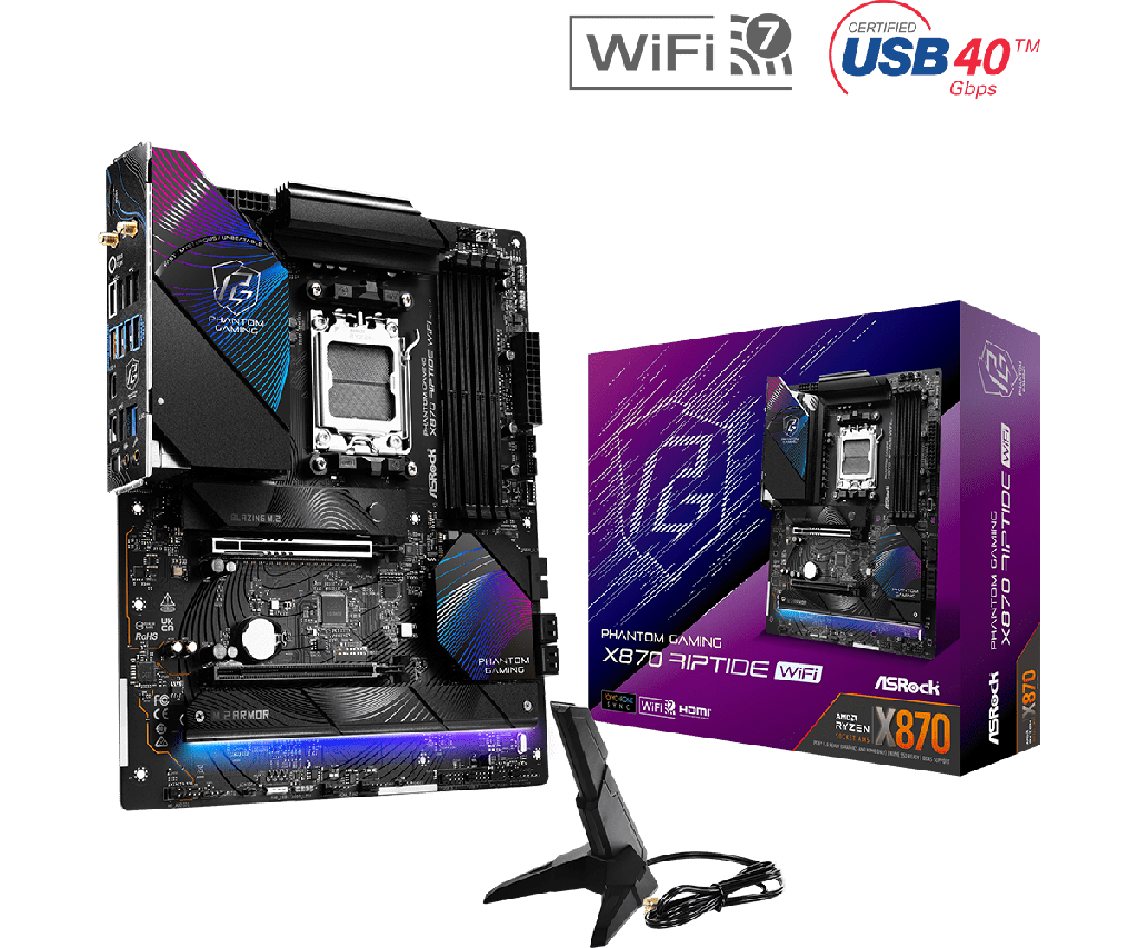 [00401801] X870 RIPTIDE WIFI - X870/AM5/DDR5/ATX