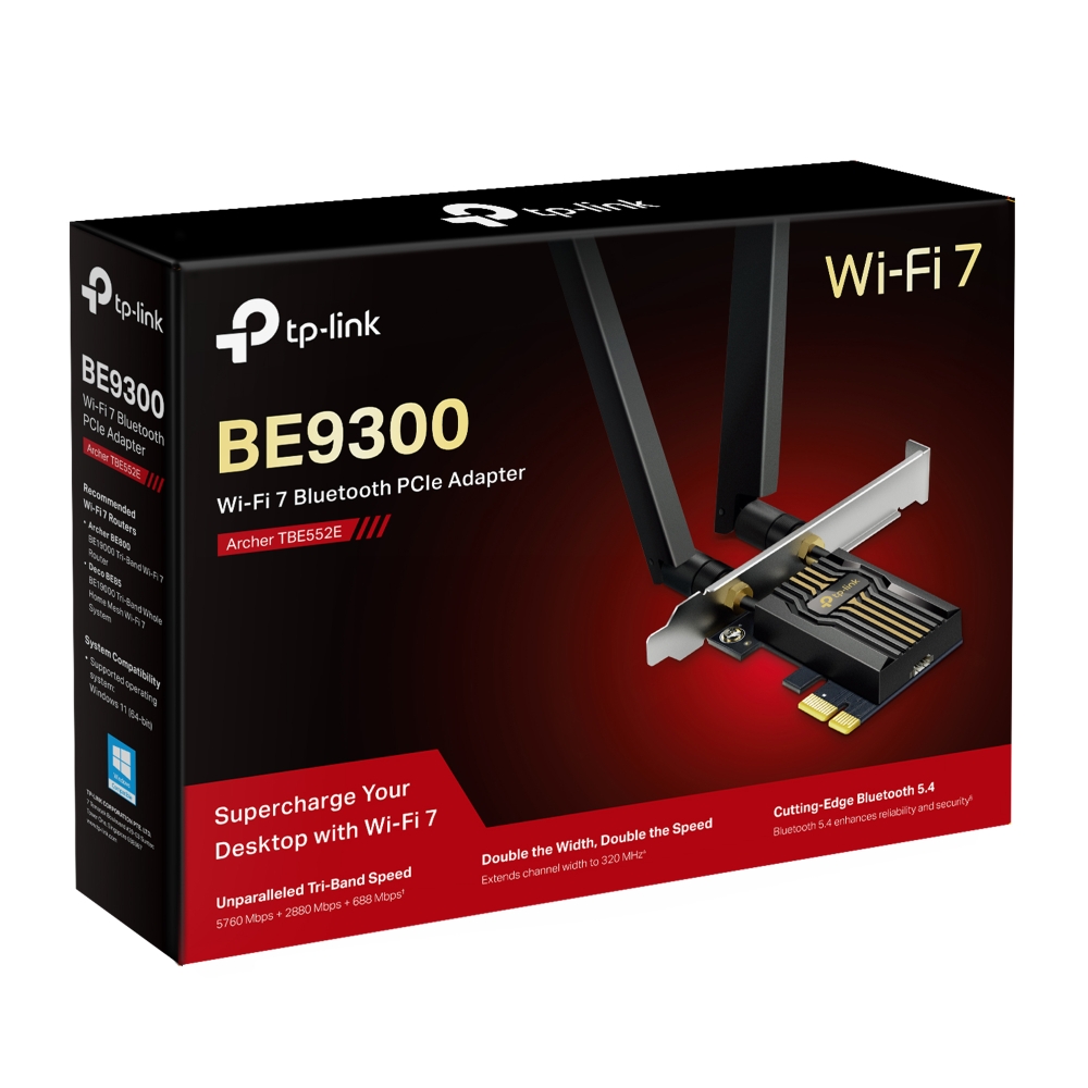 [01801064] TBE552E - Wifi 7 BE9300 / Bluetooth 5.4
