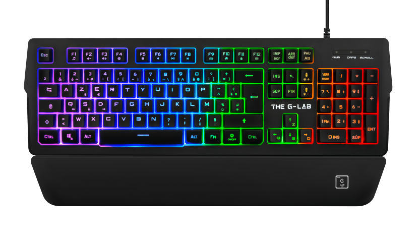 [01400274] Keyz Palladium - Noir/RGB/Filaire