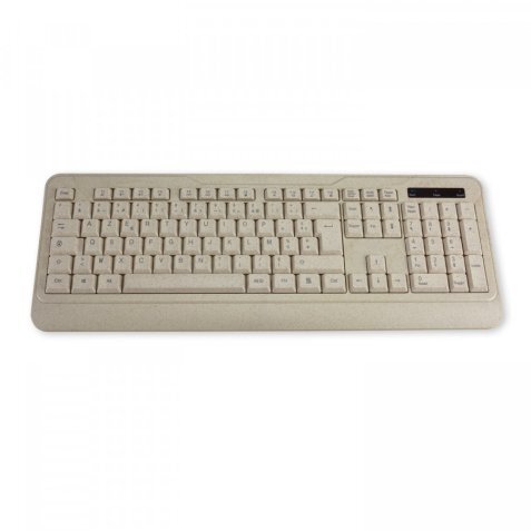 Bioplastic wireless keyboard