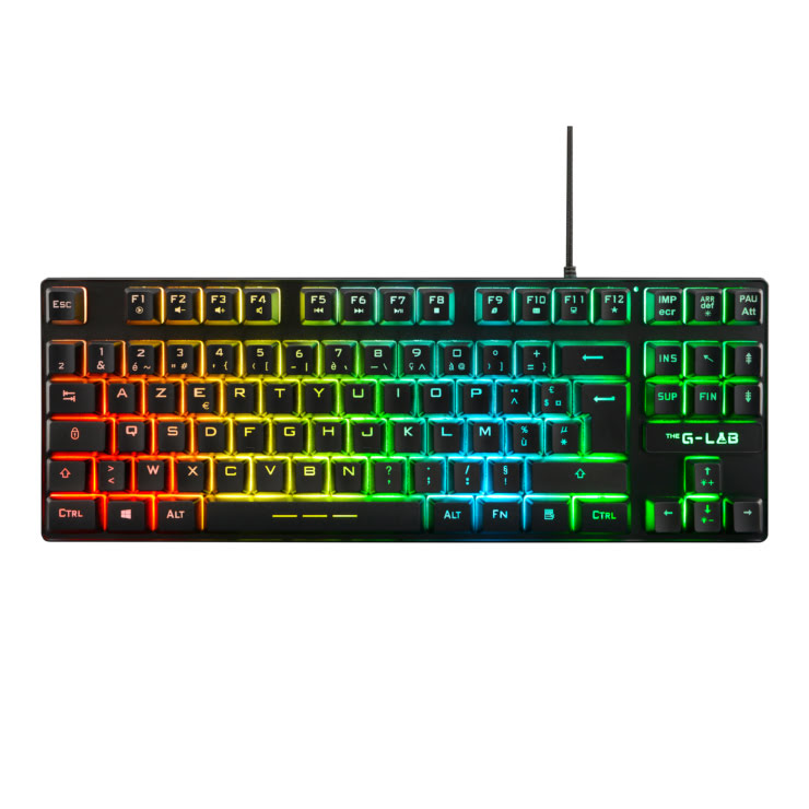Keyz Caesium TKL - Noir/RGB/Filaire/USB